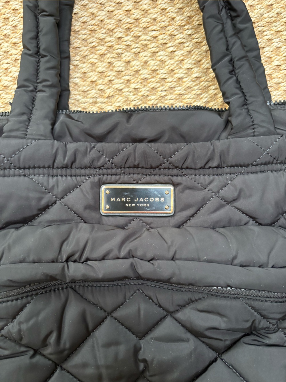 Marc Jacobs Marc Crosby Nylon Quilted Diaper Bag in black - Picture 5 of 5